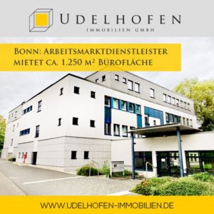 Bonn: Arbeitsmarkt­dienstleister mietet ca. 1.250 m² Büro­fläche