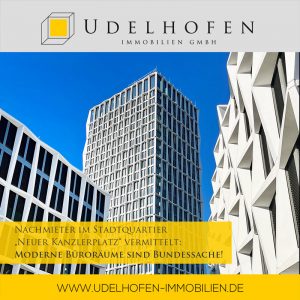 Nachmieter im Stadtquartier „Neuer Kanzler­platz“ vermittelt: Moderne Büro­räume sind Bundes­sache!