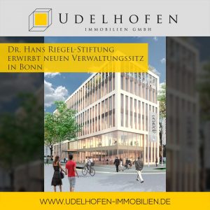 Dr. Hans Riegel-Stiftung erwirbt neuen Verwaltungs­sitz in Bonn